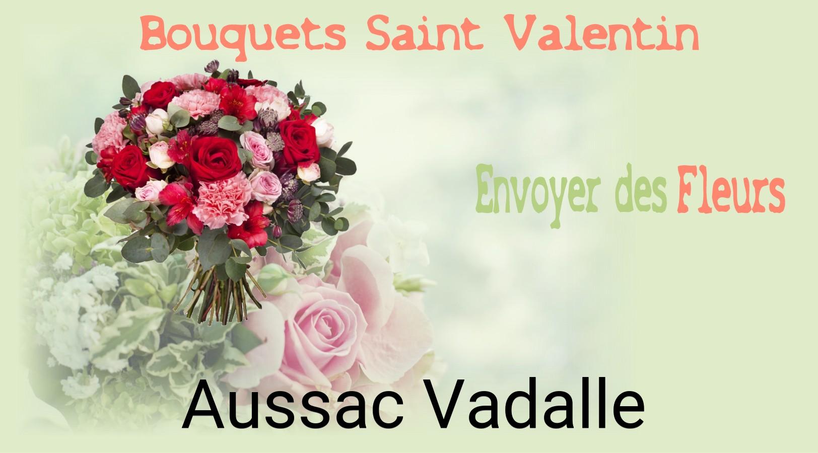Roses de Saint-Valentin livrées à Aussac-Vadalle
